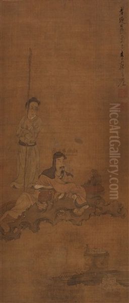 Figure Oil Painting by Chen Hongshou