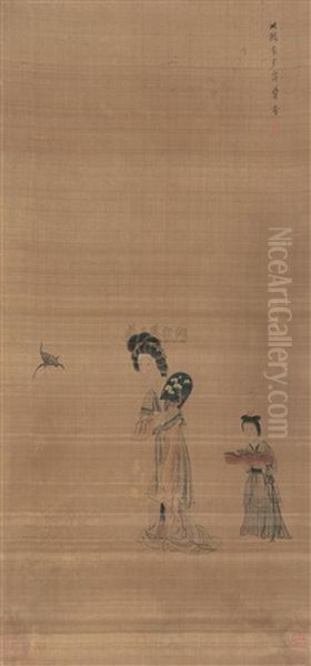 Ladies Oil Painting by  Chen Hongshou