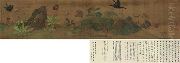 Flowers Oil Painting by  Chen Hongshou