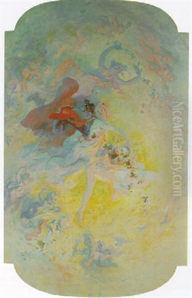La Danse Oil Painting by Jules Cheret