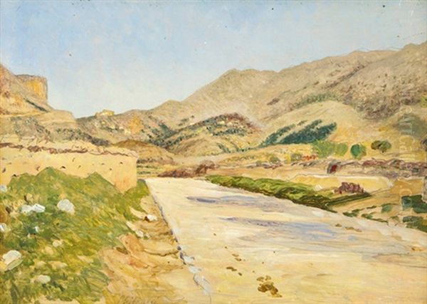 Bretagne Oil Painting by Anton Chittussi