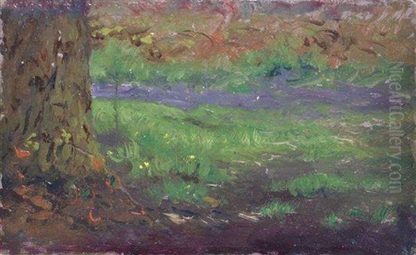 Sous L'arbre Oil Painting by Pavel Dmitrievitch Chmarov