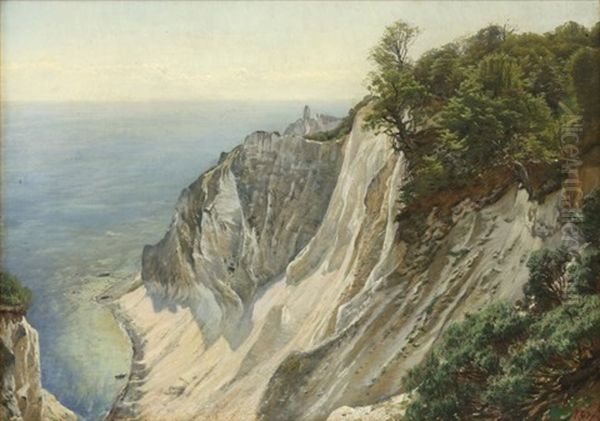Mons Kunk Oil Painting by Godfred B.W. Christensen