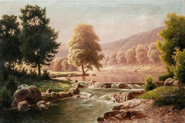 Folyo Vizesessel Oil Painting by Fritz Chwala
