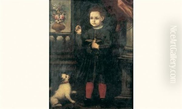 Jeune Garcon Oil Painting by Pier Francesco Cittadini