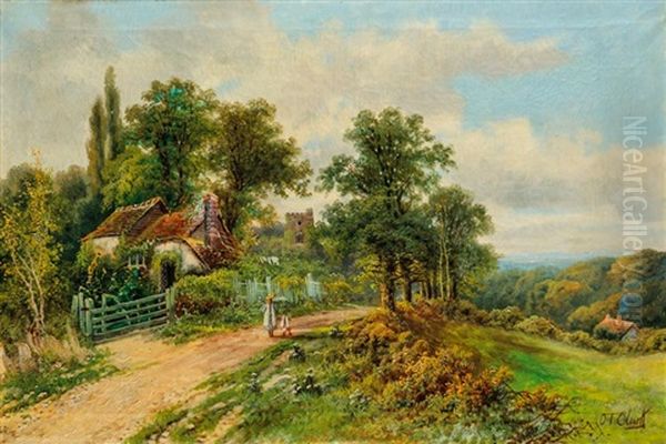 Tajkep Alakokkal Oil Painting by Octavius Thomas Clark