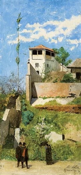 Grenade Oil Painting by Emile Claus