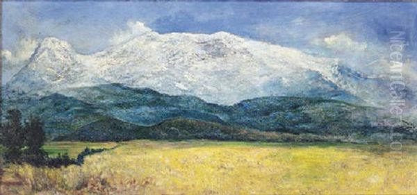Iztacihuatl Oil Painting by Joaquin Clausell