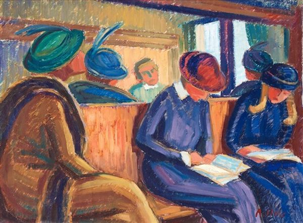 Tagresan Oil Painting by Agnes Cleve