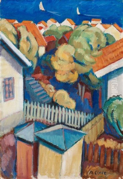 Utsikt Over Gullholmen Oil Painting by Agnes Cleve