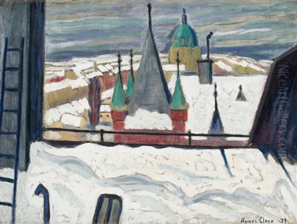 Sno Pa Tak Oil Painting by Agnes Cleve