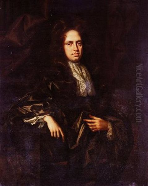 Portrait Of A Gentleman (sir Henry Monson?) Oil Painting by John Closterman