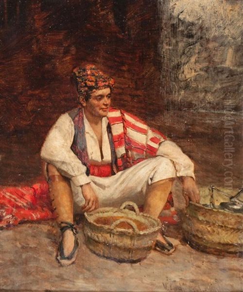 Artesano Valenciano Oil Painting by Victoriano Codina Y Langlin