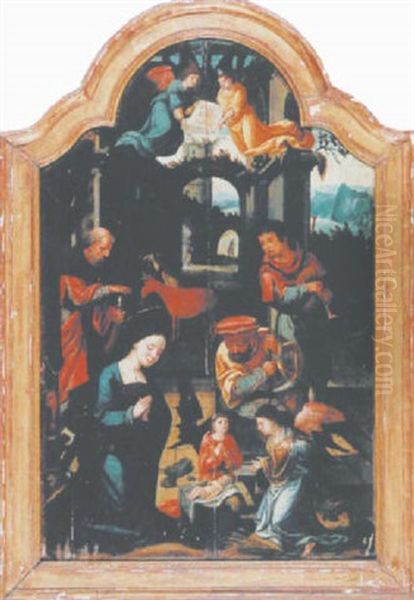 Anbetung Oil Painting by Pieter Coecke van Aelst the Elder