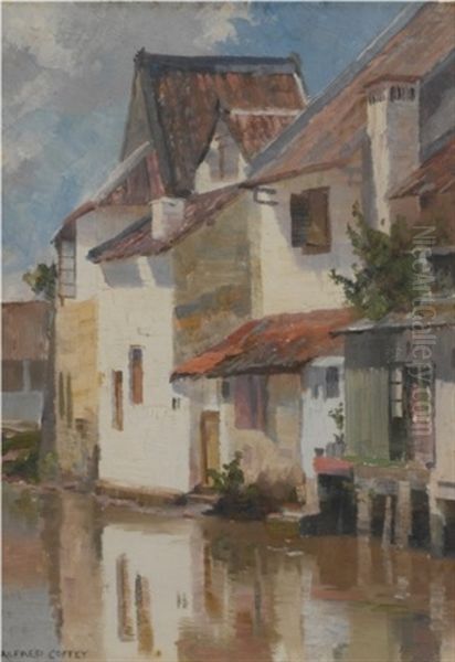 Untitled Oil Painting by Alfred Coffey