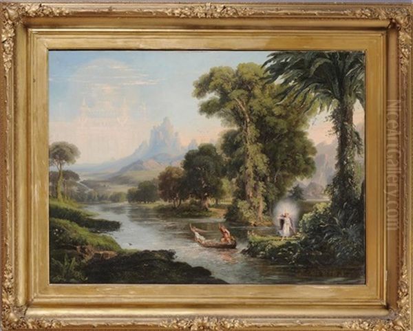 Voyage Of Life, Youth Oil Painting by Thomas Cole