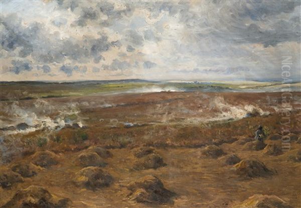 Autumn Landscape Oil Painting by Andre Collin