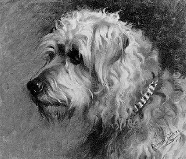 Jake Oil Painting by Margaret Collyer