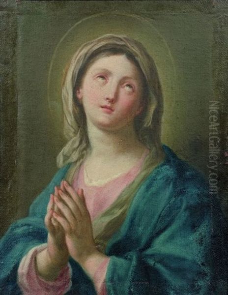 La Vierge En Priere Oil Painting by Sebastiano Conca