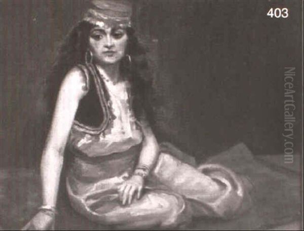 Harem Dancer Oil Painting by Jean Joseph Benjamin Constant