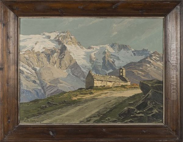 La Meige, Vue De Ventelon Oil Painting by Charles Henry Contencin