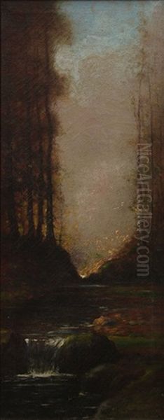 Sunset Cleaning Oil Painting by Astley David Middleton Cooper