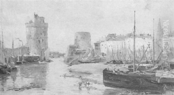 La Rochelle Oil Painting by Colin Campbell Cooper