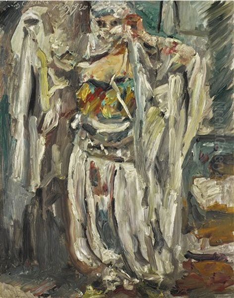 Odaliske (odalisque) Oil Painting by Lovis (Franz Heinrich Louis) Corinth