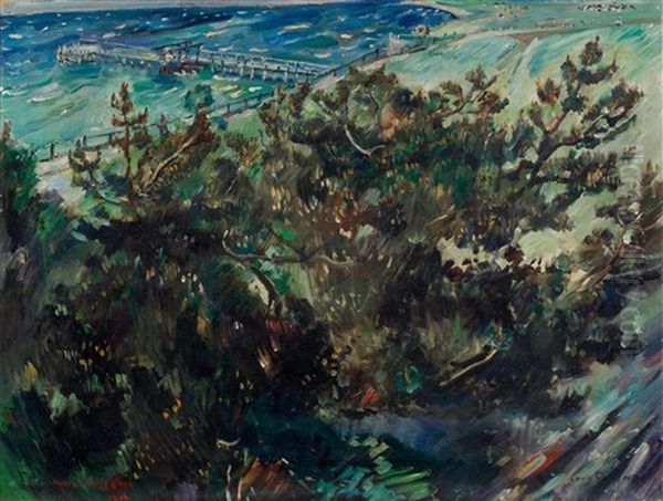 Kuste Bei Nienhagen Oil Painting by Lovis Corinth