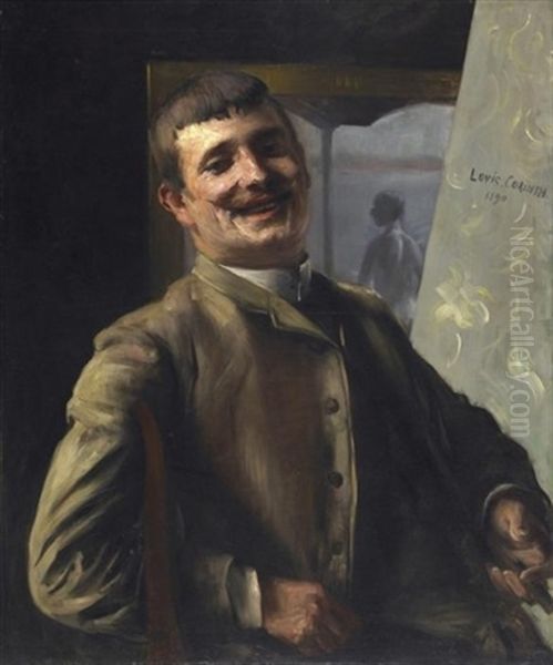 Portrat Des Malers Karl Bubitz Oil Painting by Lovis (Franz Heinrich Louis) Corinth
