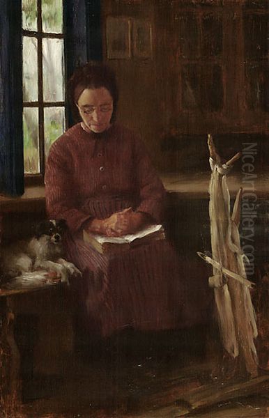 Sonntagsfrieden Oil Painting by Lovis (Franz Heinrich Louis) Corinth