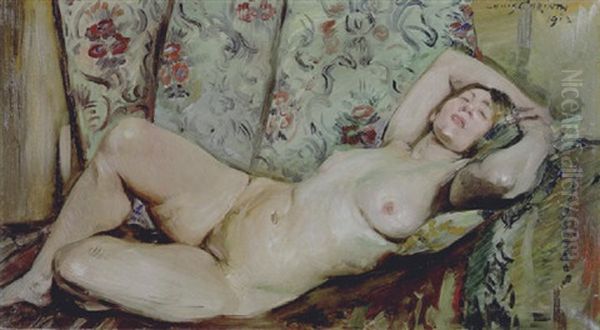 Liegender Weiblicher Akt Oil Painting by Lovis Corinth