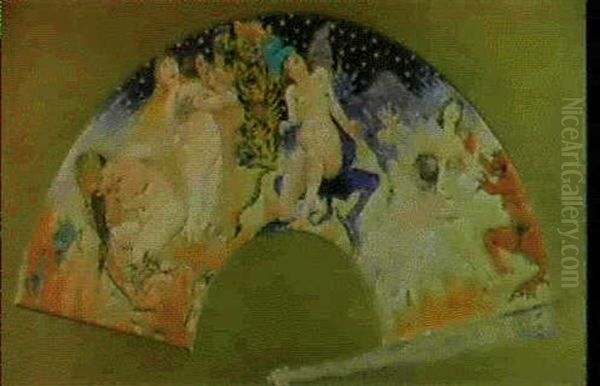 Die Holle Oil Painting by Lovis (Franz Heinrich Louis) Corinth