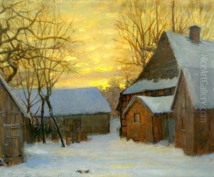 Ohne Titel Oil Painting by Hermann Angermeyer