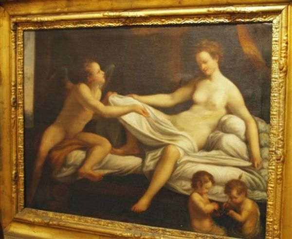 Danae Oil Painting by  Correggio