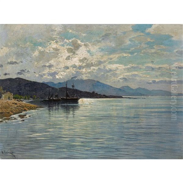 Dalmatien Oil Painting by Hermann David Solomon Corrodi