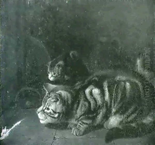 A Tail Of Interest Oil Painting by Horatio Henry Couldery