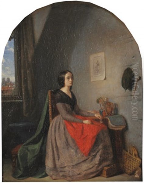 Sehnsucht Oil Painting by Louis Coulon