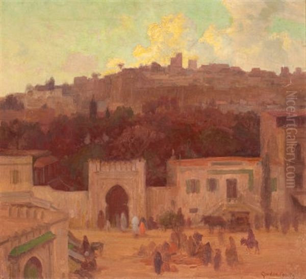 The Casbah Oil Painting by Gordon Coutts