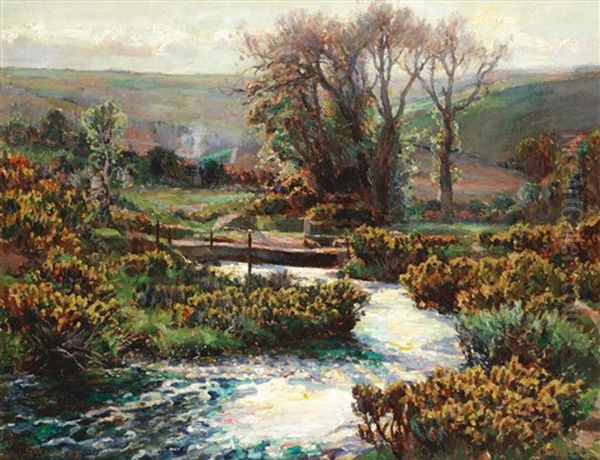 The Hills Of Home Oil Painting by Garstin Cox