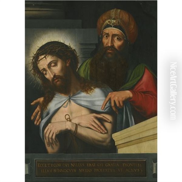 Ecce Homo Oil Painting by Michiel Coxie