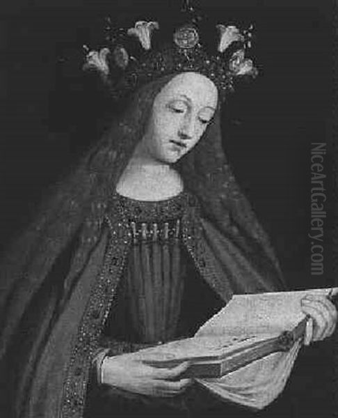 The Virgin Of Wisdom Oil Painting by Michiel Coxie