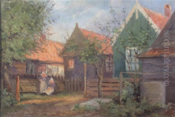 Dutch Girls Oil Painting by Anna Coy