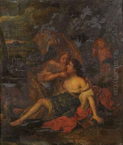 Diane Et Callisto Oil Painting by Antoine Coypel