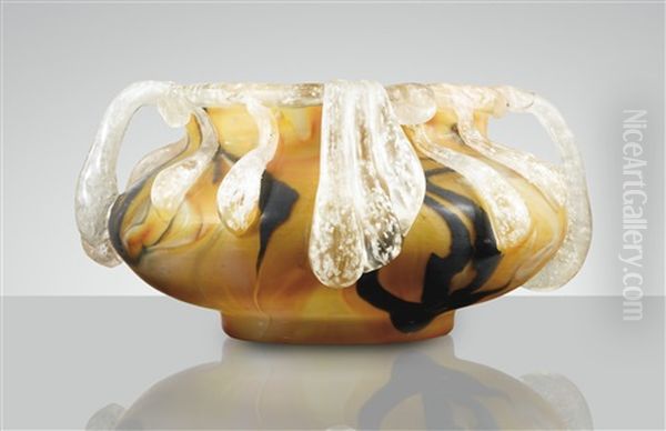 Vase Oil Painting by  Cristallerie d'Emile Galle