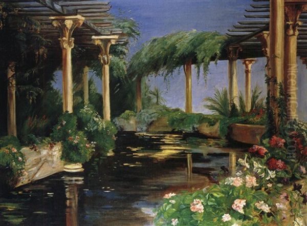Ohne Titel Oil Painting by Paul Eduard Crodel