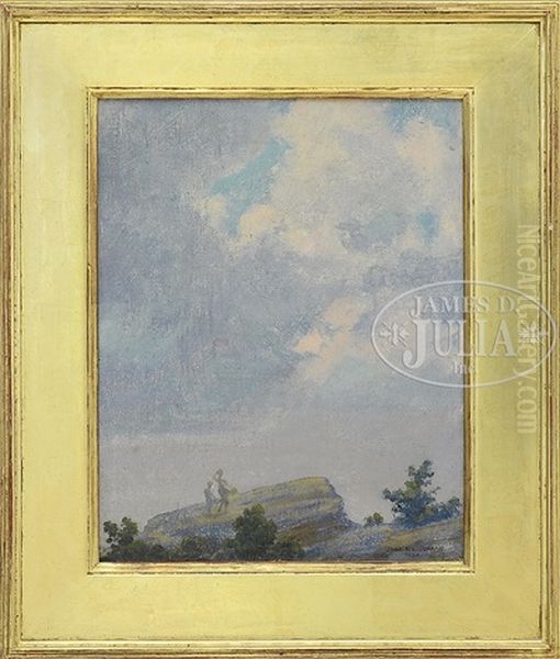 Clouds Forming Before Shower Oil Painting by Charles Curran