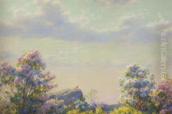 The Rivals Oil Painting by Charles Courtney Curran
