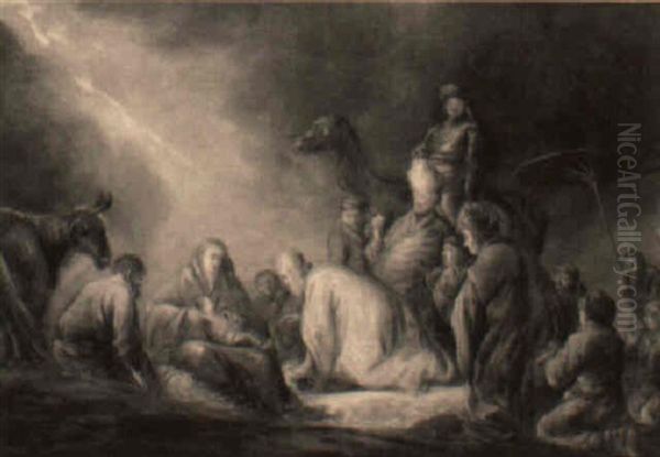 The Adoration Of The Magi Oil Painting by Benjamin Gerritsz Cuyp