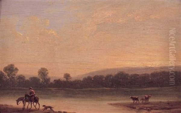 Paysage Oil Painting by Casimir de Cypierre
